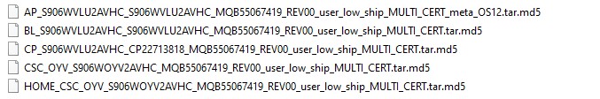 SM-S906W Firmware package files